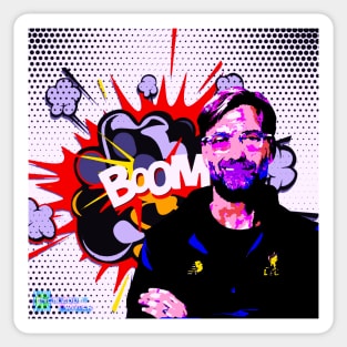 Pop art Boom Klopp Sticker